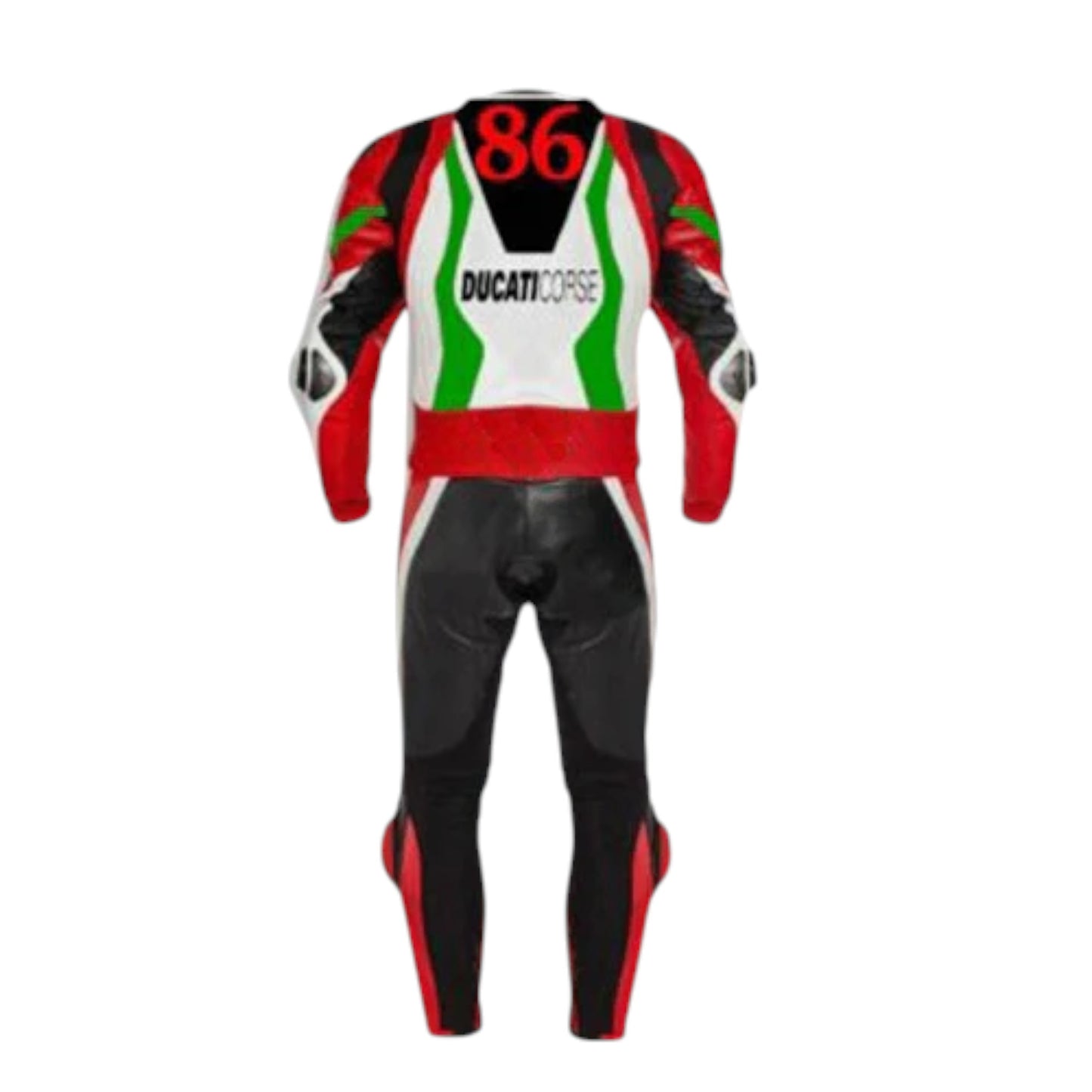 Ducati Motorbike Rider Leather Race Suit