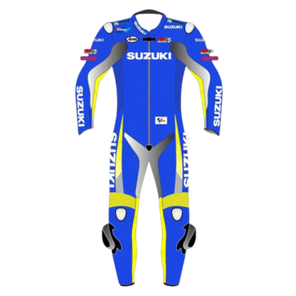 Professional Suzuki Motorbike Leather Race Suit