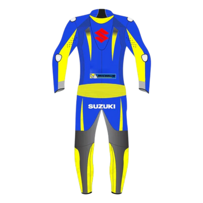 Professional Suzuki Motorbike Leather Race Suit
