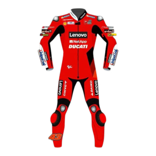 Jack Miller Ducati MotoGP 2021 Full Leather Motorbike Suit