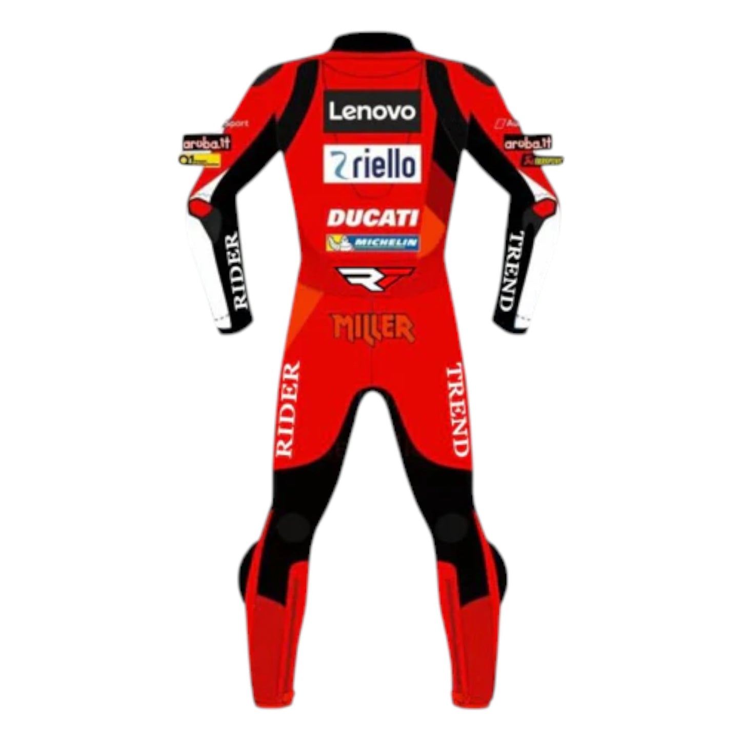 Jack Miller Ducati MotoGP 2021 Full Leather Motorbike Suit