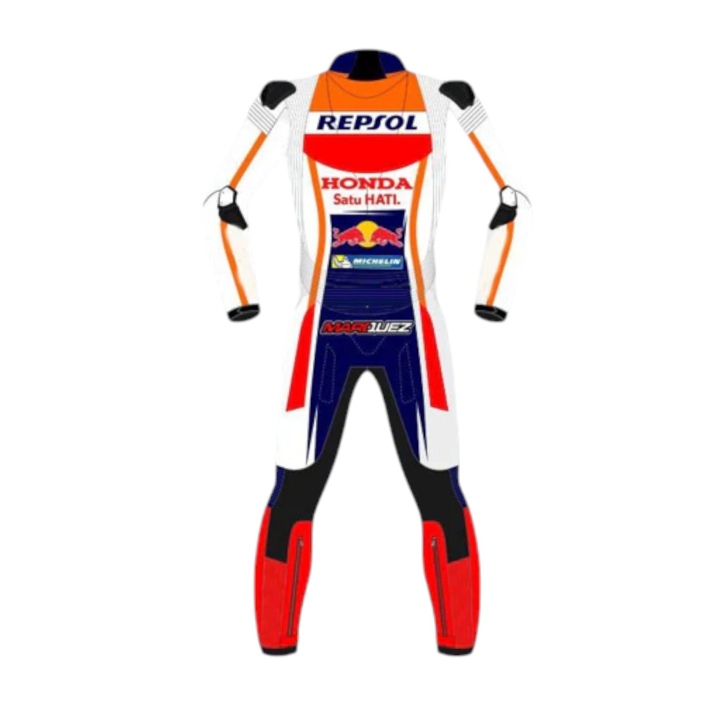 Marc Marquez Honda Repsol Motorbike Racing Suit