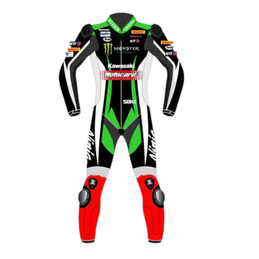 Jonathan Rea Kawasaki WSBK 2017 Racing Motorbike Suit