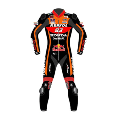 Marquez 93 Honda Repsol 2017 Black Motorbike Race Suit