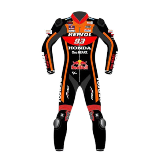 Marquez 93 Honda Repsol 2017 Black Motorbike Race Suit