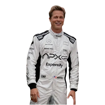 Brad Pitt Grand Prix F1 Racing Jumpsuit - Top-Rated Movie Replica Suit