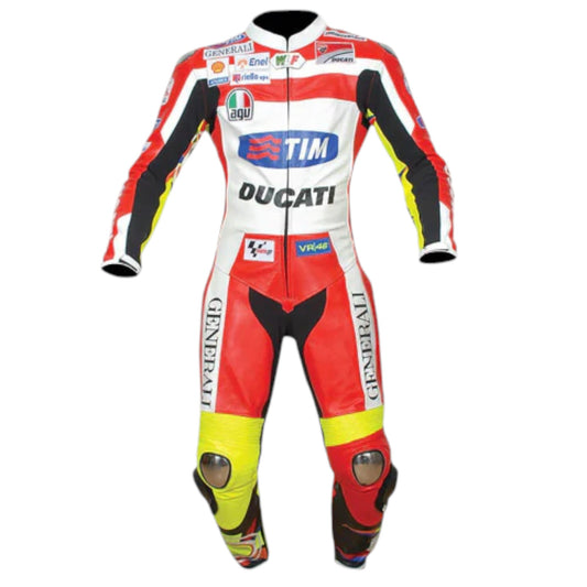Valentino Rossi Ducati 2012 Leather Motorbike Racing Suit