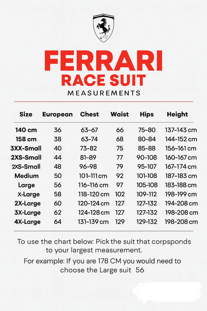 2025 Ferrari F1 Team Miami GP Race Suit