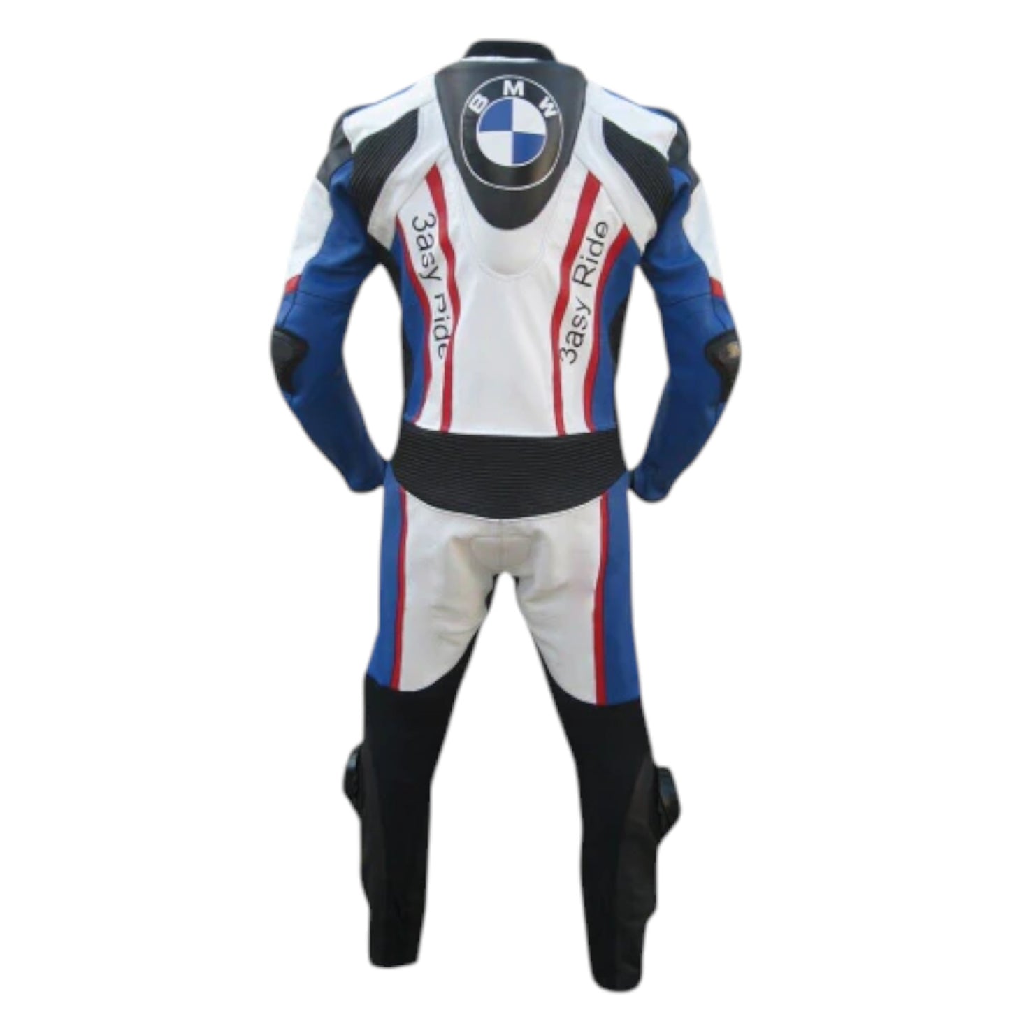 BMW Cowhide Leather Motorcycle Racing Suit with CE Padding