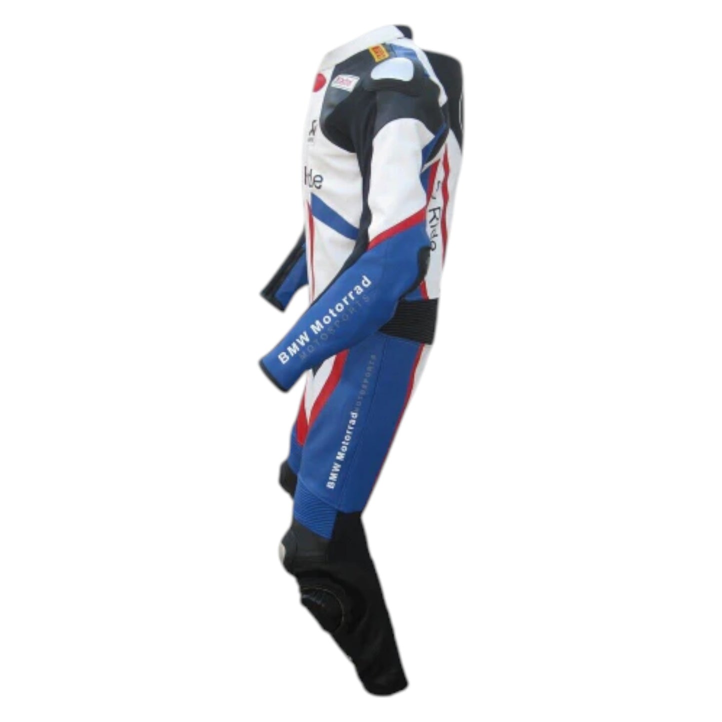 BMW Cowhide Leather Motorcycle Racing Suit with CE Padding