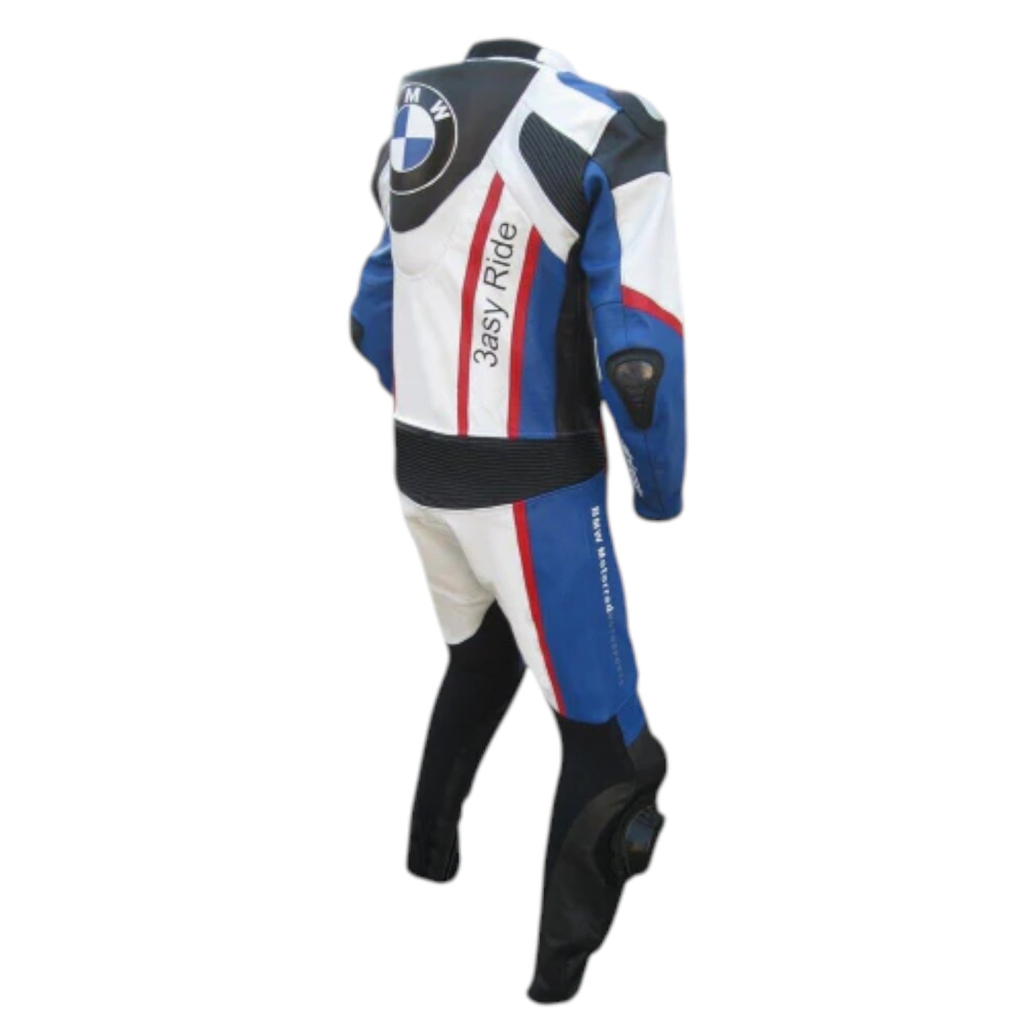 BMW Cowhide Leather Motorcycle Racing Suit with CE Padding