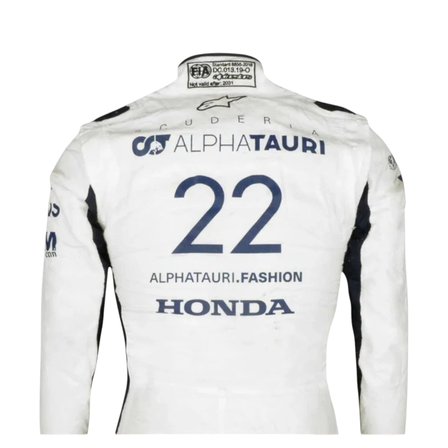 2021 Yuki Tsunoda AlphaTauri Rookie F1 Race Suit